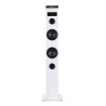 NGS - Torre de Sonido Sky Charm White - 50W - Bluetooth - USB/Radio FM/Aux - Blanca