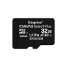 Kingston Tarjeta Micro SDHC 32GB Clase 10 100MB/s Canvas Select Plus