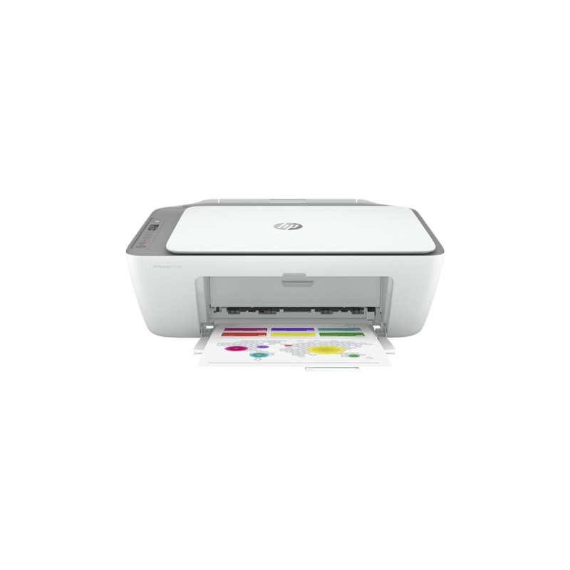 HP - Impresora Multifunción Deskjet 2720e - Wifi - USB - 20 ppm - 1200 pp - Eentrada 60 Hojas - Cartuchos 305 - Blanca