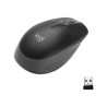 Logitech - Ratón óptico M190 - Inalámbrico - Negro