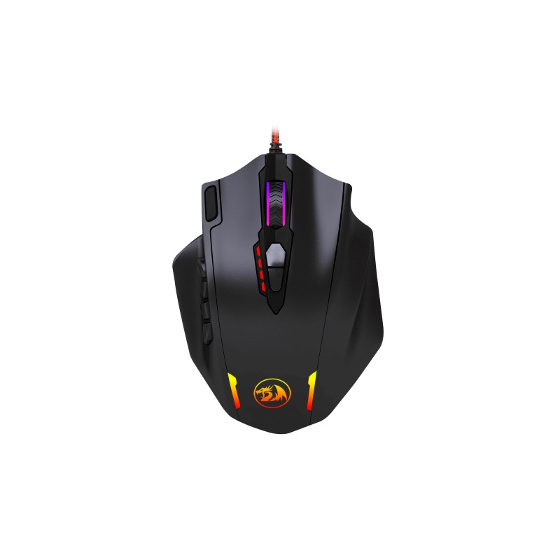 Redragon - IMPACT Ratón Gaming RGB Negro