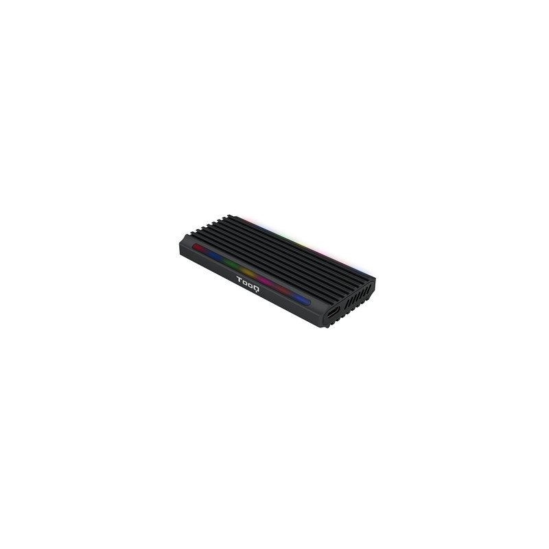 Tooq - Caja Externa M.2 ngff/nvme usb3.1 gen2 USB-C RGB