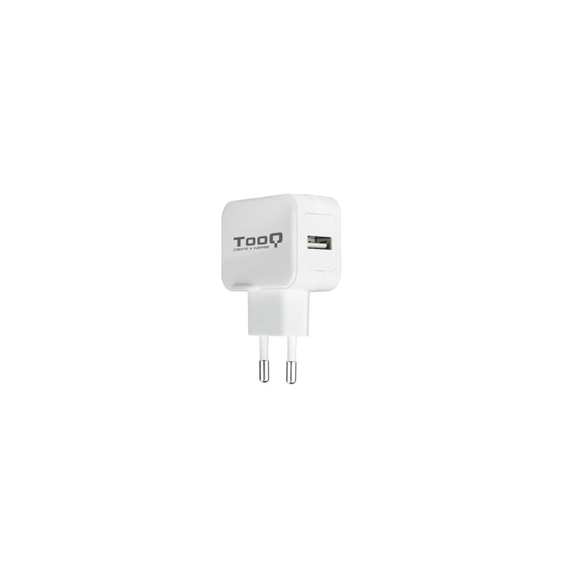 Tooq - Cargador de USB 5V 2.4 A blanco