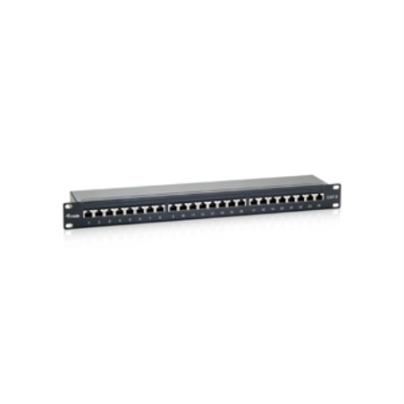 Equip - Patch Panel 24 Puertos Cat.6 - Apantallado - Color Gris Claro