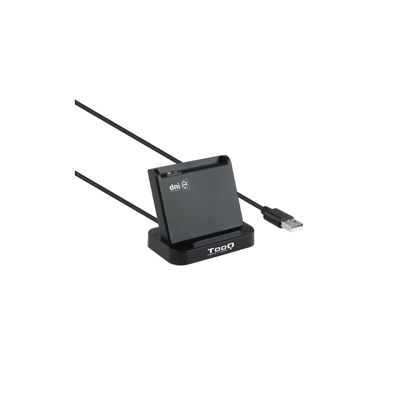 TooQ - Lector Tarjetas Intel. DNIE Vision USB 2.0 - Negro