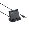 TooQ - Lector Tarjetas Intel. DNIE Vision USB 2.0 - Negro