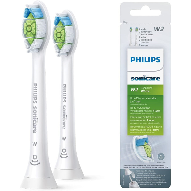 CABEZALES CEPILLO PHILIPS SONICARE W OPTIMA PACK2