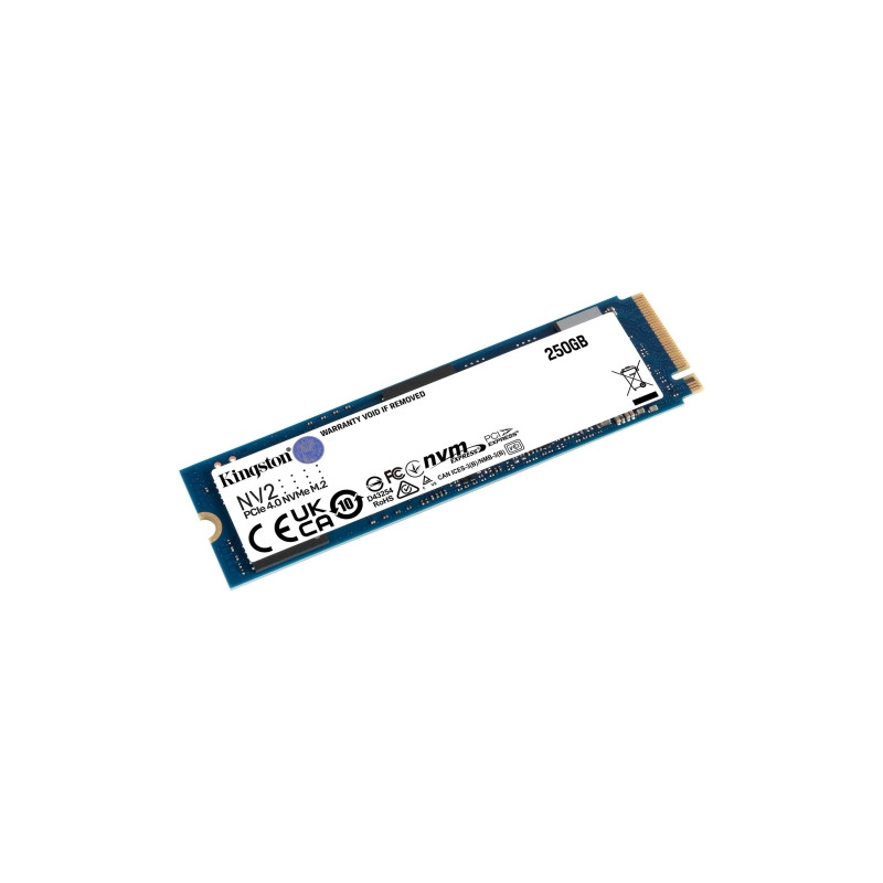 Kingston NV2 - unidad en estado sólido - 500GB - PCIe Gen4 - 3500 Mbps / 2100 Mbps