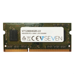 V7 V7128004GBS-LV - DDR3L SODIMM - 4GB - 1600 Mhz - PC3L-12800 - CL11 - Sin búfer - 204-clavijas