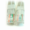 PG LATIGUILLO COLOR GRIS RJ45 CAT 6 UTP 0.25 METRO