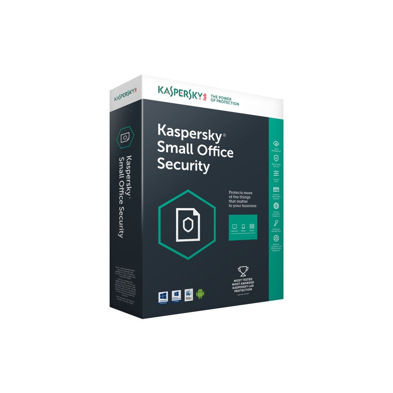 Kaspersky - Small Office Security - Multidispositivo para 5 usuarios + 1 Servidor Ficheros - 1 Año - ESD licencia electrónica