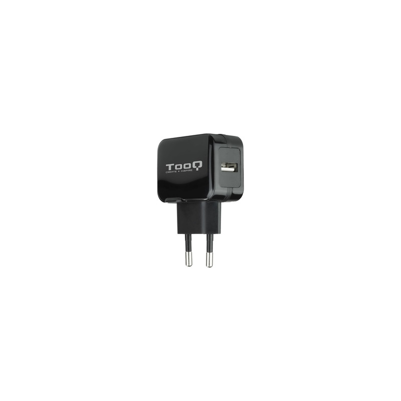 Tooq - Cargador de USB 5V 2.4 A negro