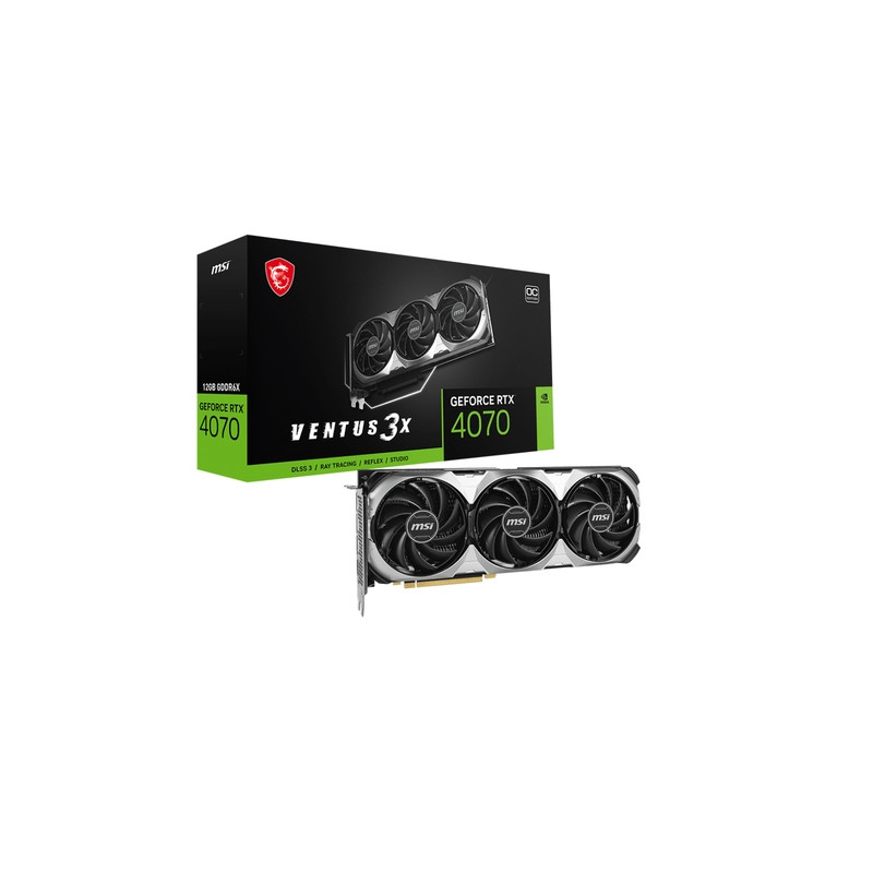 MSI VGA NVIDIA RTX 4070 VENTUS 3X E 12G OC