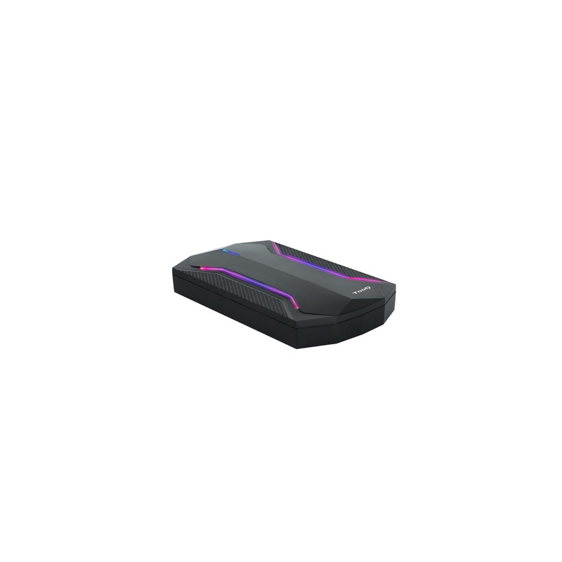 Tooq - Caja Externa Gaming para Discos de 2,5" HDD/SSD