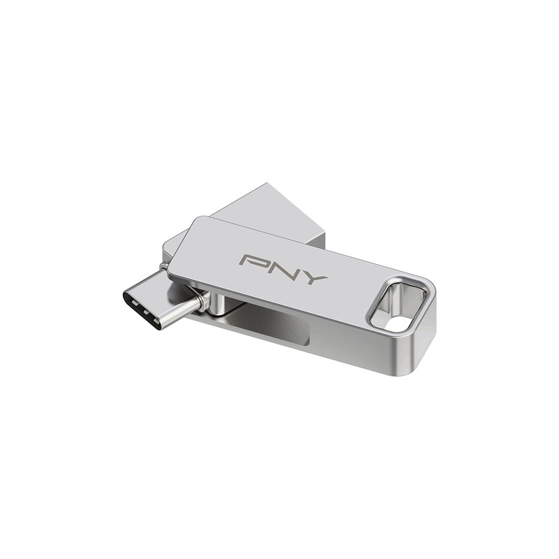 PNY USB Duo Link 3.2 128GB  - 1 x USB-C - 1 x USB 3.2 - Lectura 200 Mb/s