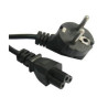 Nanocable - Cable alimentacion trebol - CEE7 - ACODADO/M-C5/H - 1.5m