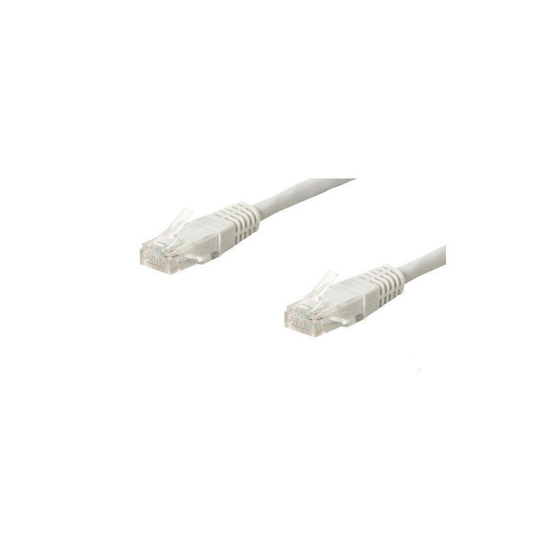 Cable de red UTP Phasak Cat. 6 CU 0.25 m. gris