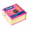 MILAN BLOC NOTAS ADHESIVAS 400 HOJAS 76X76 FLUOR ROSA/AMARILLO