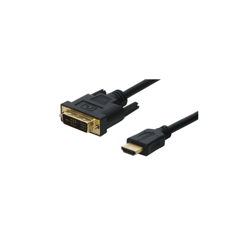 Cable HDMI a DVI-D Macho/Macho 1.8m