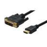 Cable HDMI a DVI-D Macho/Macho 1.8m