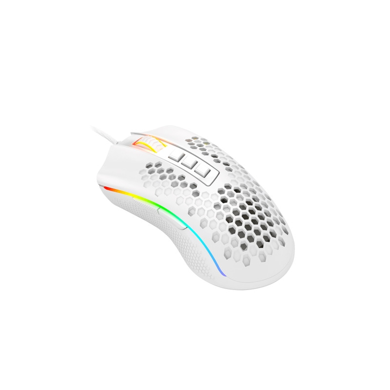 Redragon - STORM Ratón Gaming RGB Blanco