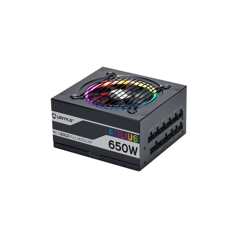 FUENTE ALIMENTACIÓN ATX ATILIUS  BLACK RGB 650W