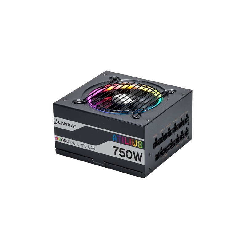 FUENTE ALIMENTACIÓN ATX ATILIUS  BLACK RGB 750W