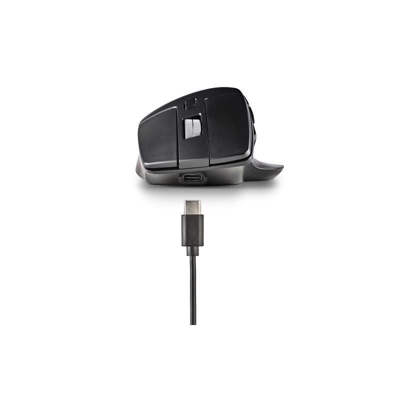 NGS - Ratón Inalámbrico por Bluetooth HIT-RB - Batería recargable - Hasta 1600 DPI - Negro