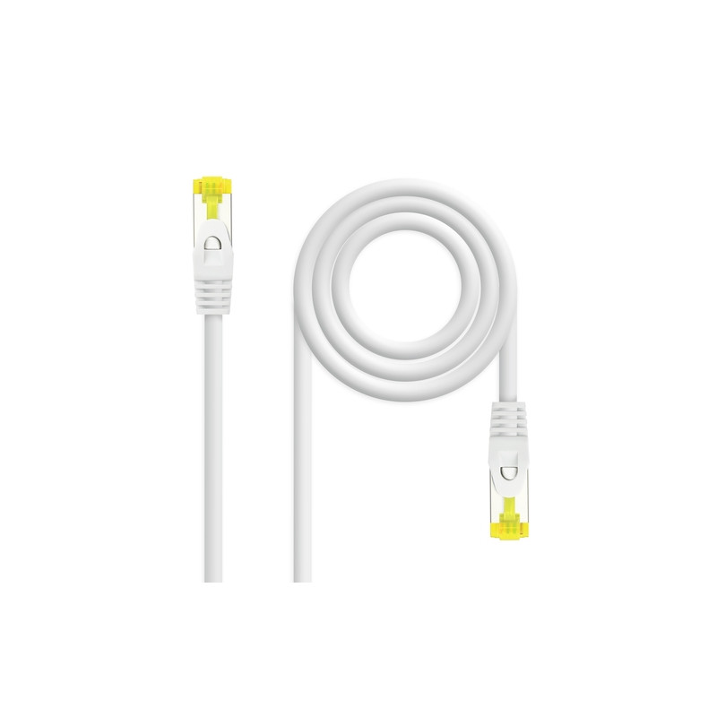 Nanocable Cable de Red Latiguillo RJ45 LSZH Cat.6a SFTP AWG26 2m - Color Blanco