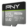 PNY PRO Elite microSDXC 512GB + Adapter SD