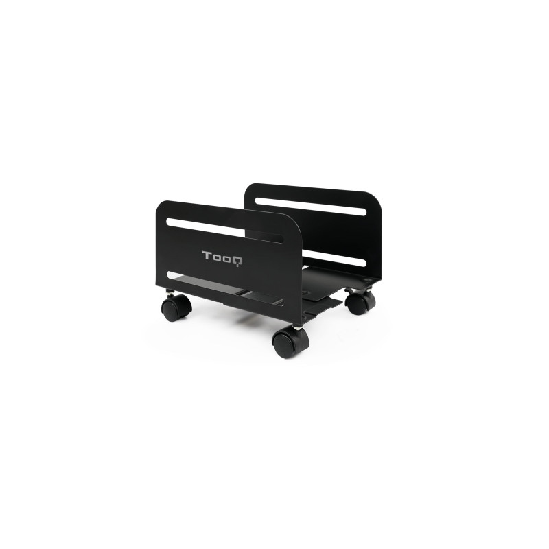 Tooq - Soporte para CPU de suelo con ruedas -  UMCS0004-B - NEGRO