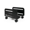 Tooq - Soporte para CPU de suelo con ruedas -  UMCS0004-B - NEGRO