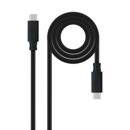 CABLE USB 3.1 GEN2 5A USB-C/M-USB-C/M NEGRO 0.5 M