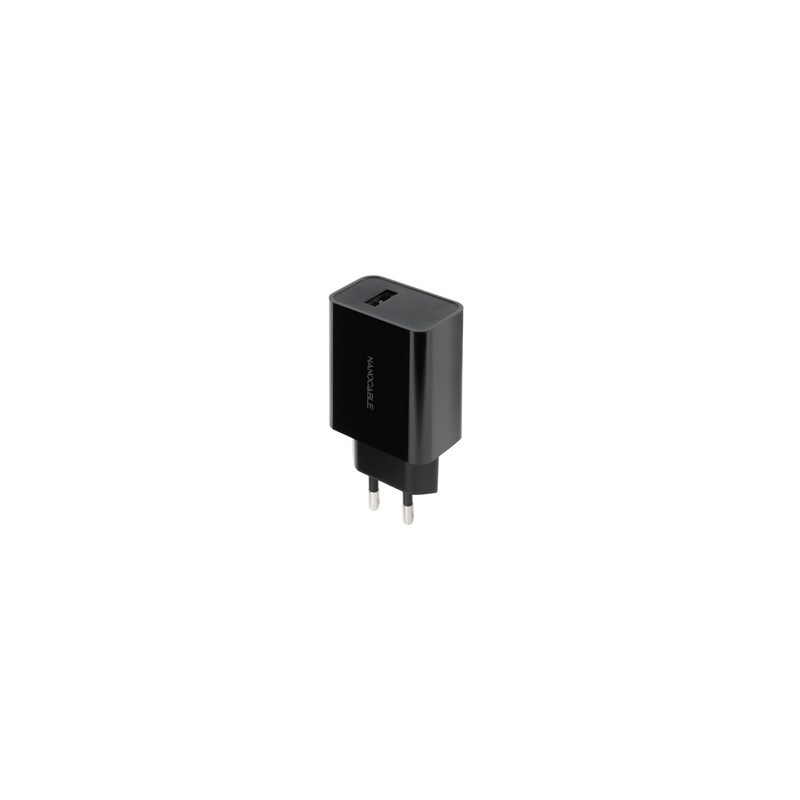 Cargador de Pared Nanocable 10.10.2004/ 1xUSB/ 2.1A/ Negro