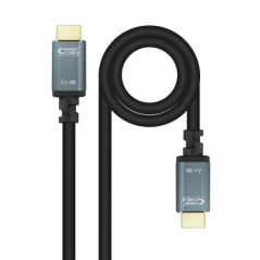 Nanocable - Cable HDMI 2.1 IRIS 8K A/M-A/M Negro - 1.0 m