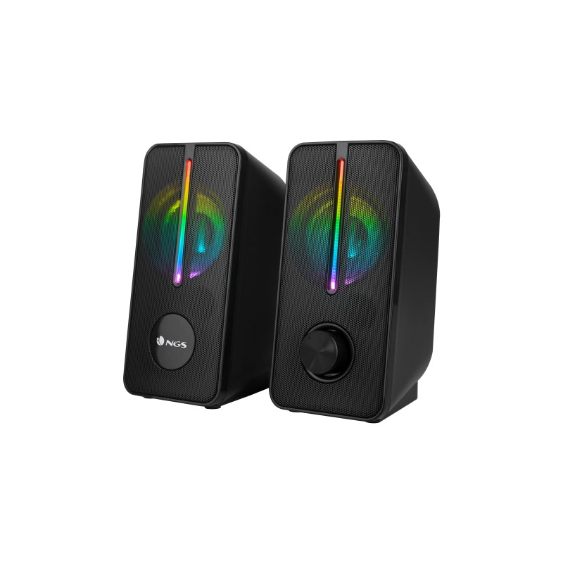 NGS - Altavoces 2.0 GSX-150 Gaming RGB - 12W - Alimentación por USB - Plug and Play