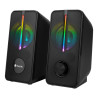 NGS - Altavoces 2.0 GSX-150 Gaming RGB - 12W - Alimentación por USB - Plug and Play