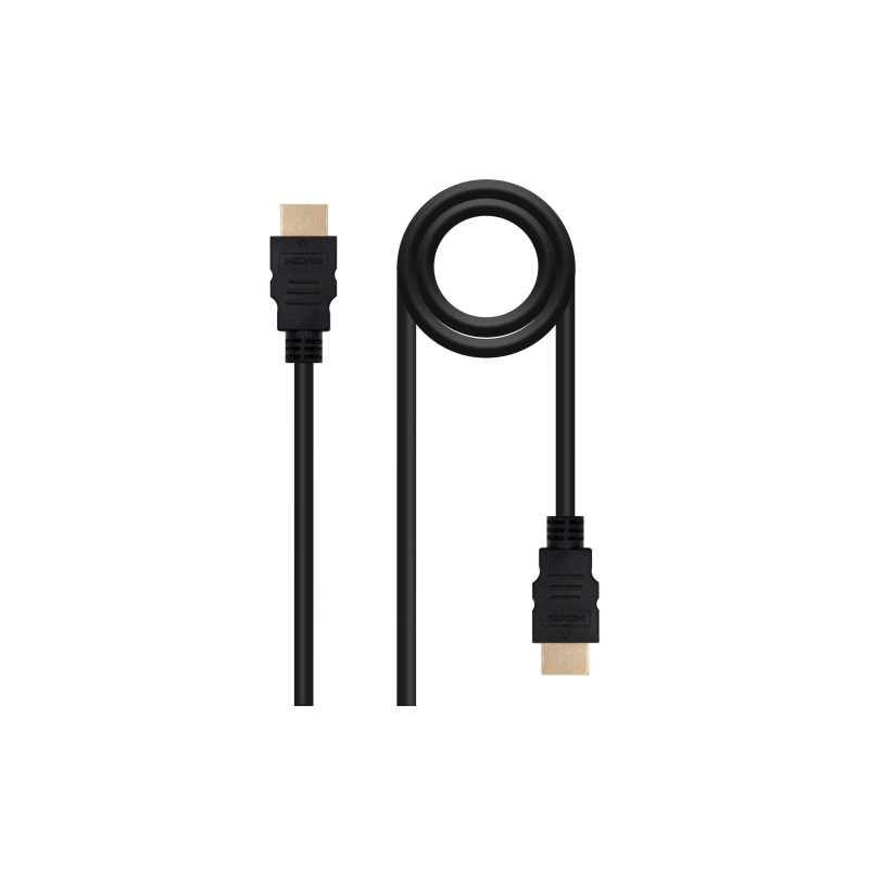 Nanocable - Cable HDMI alta velocidad / HEC, A/M-A/M - Negro - 1.5m