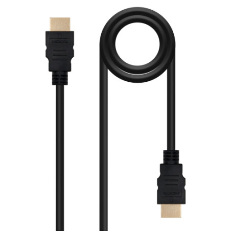 Nanocable - Cable HDMI alta velocidad / HEC, A/M-A/M - Negro - 1.5m