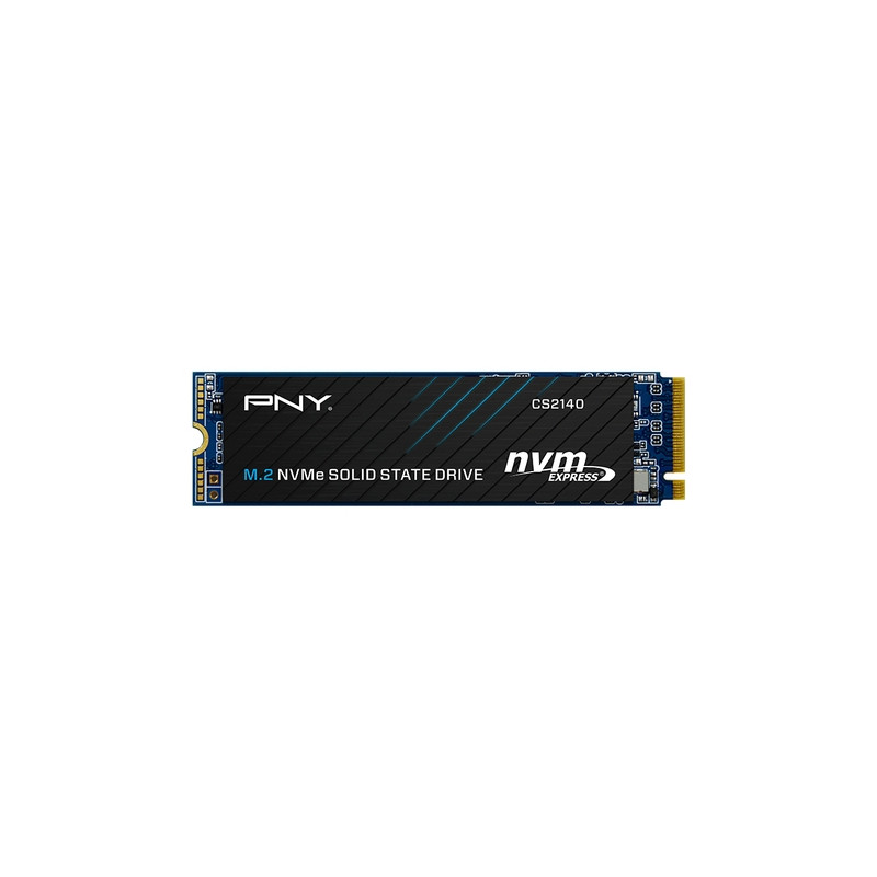 PNY CS2140 Gen4 1TB - NVMe - M.2 2080 - 3D Flash memory - hasta 3600 MB/s lectura - hasta 3200 MB/s escritura