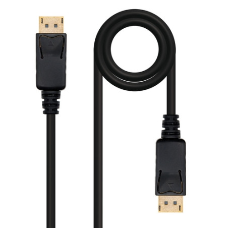 Nanocable - Cable Displayport DP/M-DP/M - Negro - 0.5 M