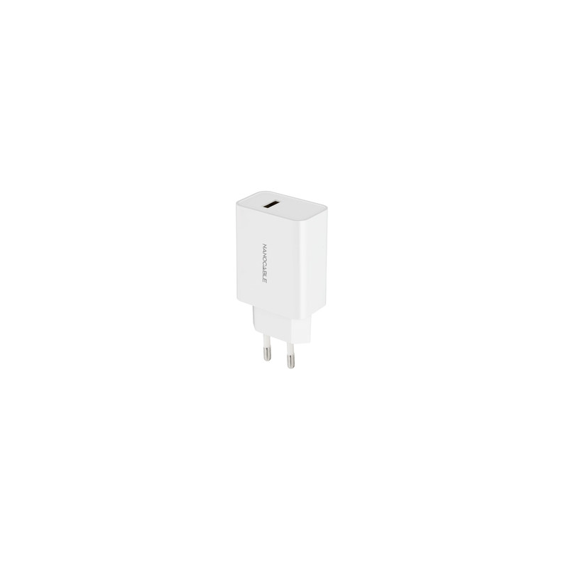 Cargador de Pared Nanocable 10.10.2003/ 1xUSB/ 2.1A/ Blanco