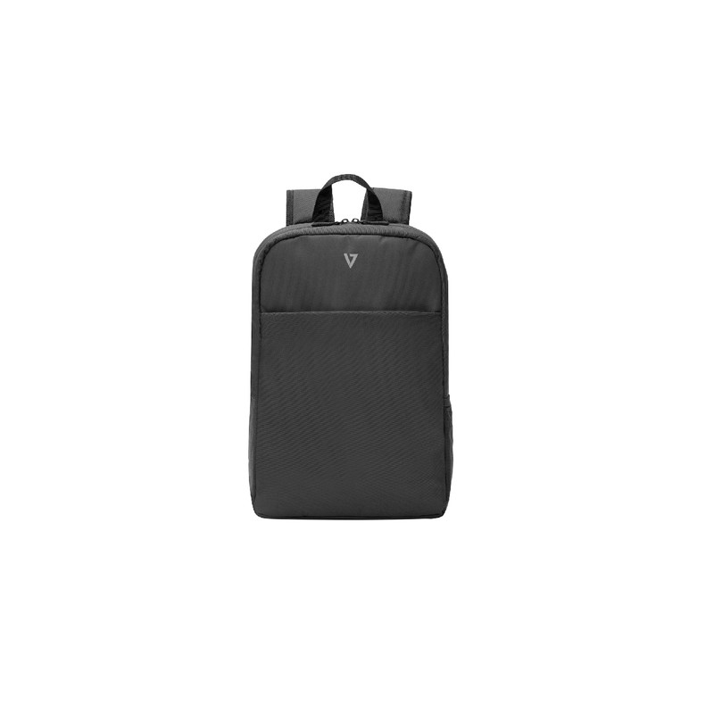 V7 Mochila Essential - Para portátil de hasta 15.6" - Negro - Poliéster