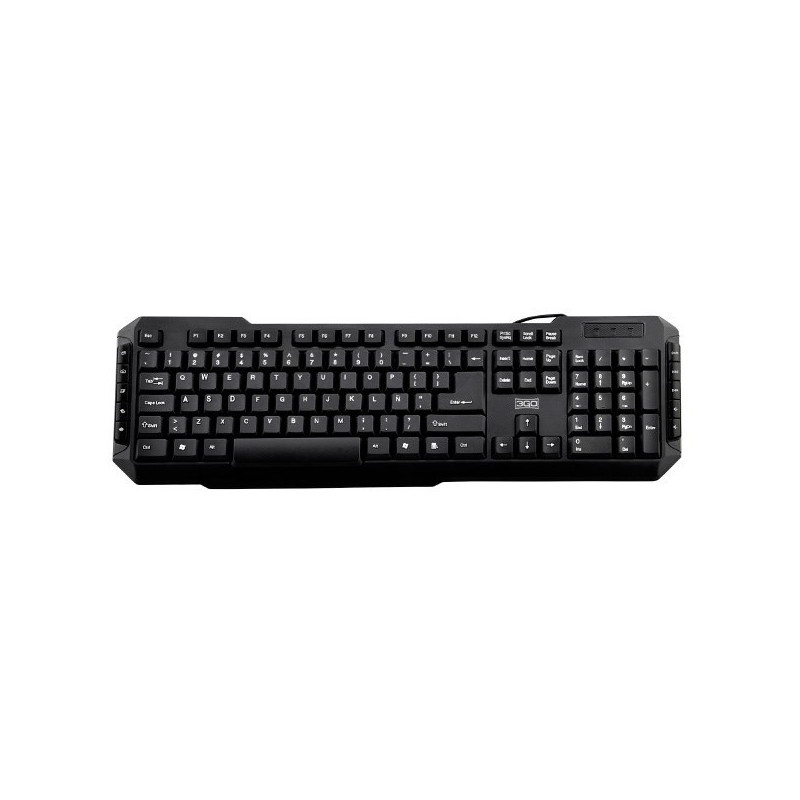 TECLADO 3GO DRILE NEGRO MULTIMEDIA PS2