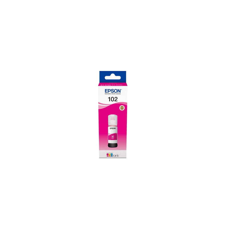 EPSON 102 EcoTank Magenta Ink Bottle ET-2700/ ET-2750/ET-3700 /ET-3750 /ET4750