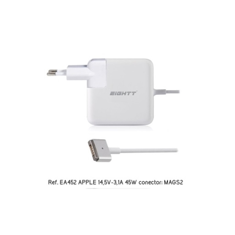 Eightt - Cargador Específico Compatible con APPLE 14,5V-3,1A 45W MAGSAFE2