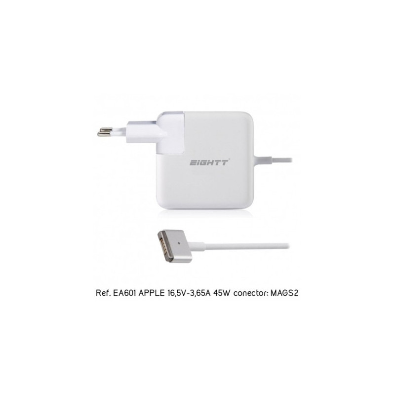 Eightt - Cargador Específico Compatible con APPLE 16,5V-3,65A 60W MAGSAFE2