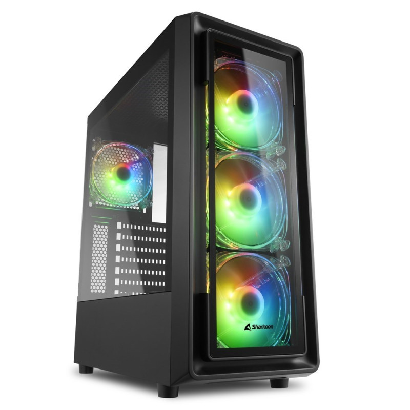 CAJA ATX SHARKOON TK4 RGB NEGRA