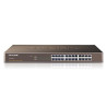 TPLINK - Switch 24 x 10/100/1000 Mbps TL-SG1024 RJ45 - Carcasa metálica 1U para rack 19"