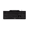 CHERRY KC 1000 SC - Teclado - USB - España - Lector de tarjetas inteligente (DNI) - negro